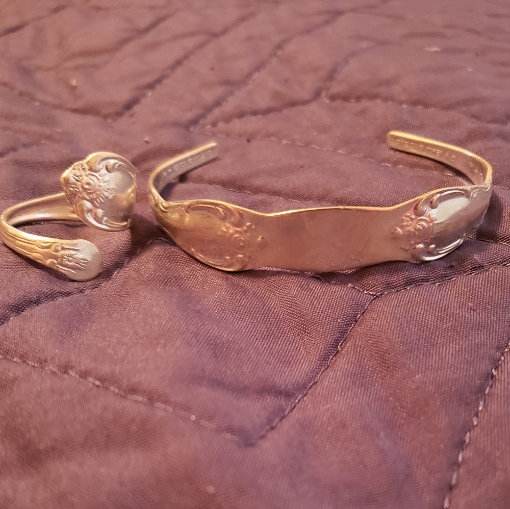 Sterling silver ring and bracelet set